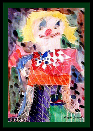 Addy's Clown Painting
